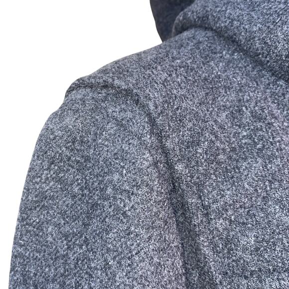 Uniqlo Duffle Coat, Toggle Coat, Mid length, Grey, Wool Blend, S, Small - Picture 7 of 10